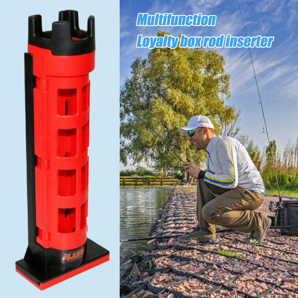 Angelkasten Rutenhalter Abnehmbar Angelkasten Rutenständer Verstellbar Tragbar Schnappverschluss Design Outdoor Zubehör