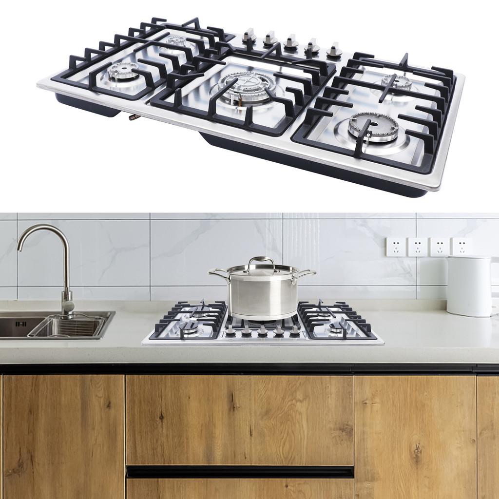 New Household Multi Burner Built-in Gas Stove Stainless Steel Gas Cooktop Kitchen Cooking Kitchenware Gas Cooker