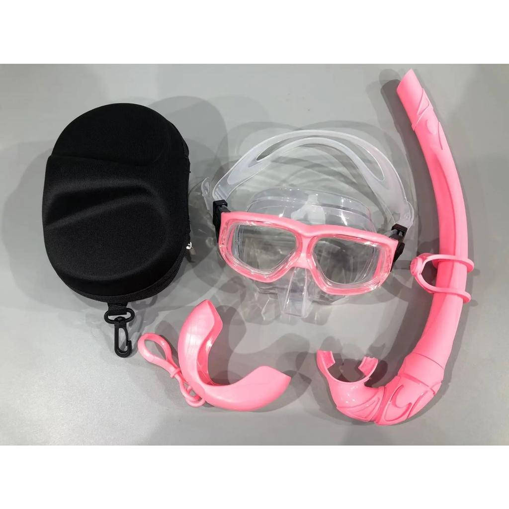 Professional Adult Silicone Waterproof Diving Mask, Diving Mirror, Anti Fog Floating Diving Set, Large Frame Deep Set