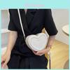 Fresh Style Women's Bag 2022 New Love Bag Trendy Girl Bag Heart-shaped Single Shoulder Diagonal Bag Cute Mini Bag