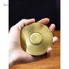 New Chinese Style Pure Copper Solid Double-sided Bagua Tai Chi Compass Rotating Compass Decompression Fingertip Gyroscope