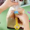 Goxawee Multicolour Bandage Sealing Clip Creative Practical Binding Rope Strapping for Snack Bags Kitchen Storage Food