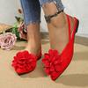 Fashion 2025 New Ladies Shoes Slip-on Women's Sandals Fashion Floral Dress Summer Plus Size Best Seller Comfortable Closed Toe Sandals