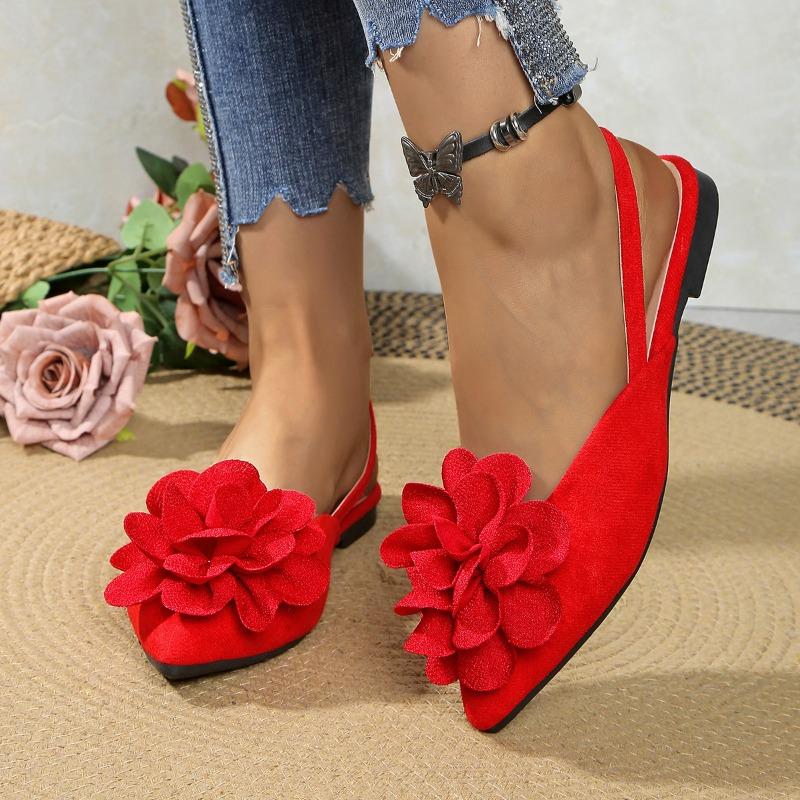 Fashion 2025 New Ladies Shoes Slip-on Women's Sandals Fashion Floral Dress Summer Plus Size Best Seller Comfortable Closed Toe Sandals