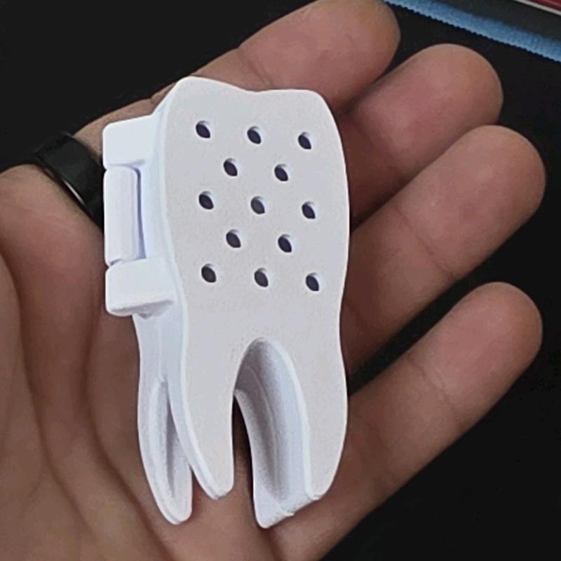 1/3/6Pcs Tooth Shape Design Toothbrush Covers Portable Toothbrush Holders Mini Toothbrush Head Storage Box For Travel Commuting