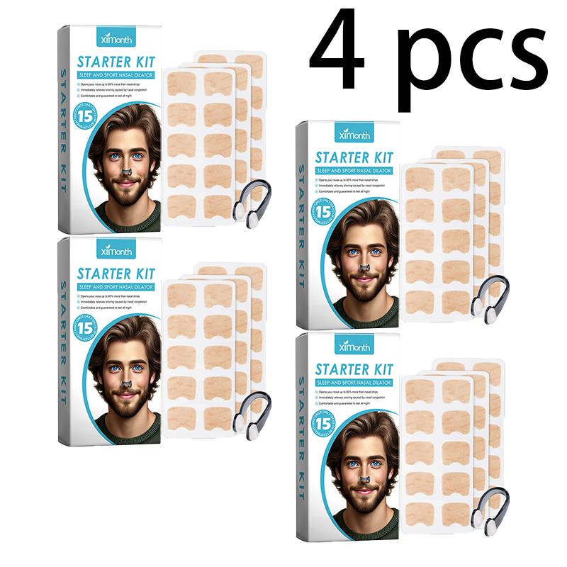 Ximonth Snore Care Kit Gentle Nasal Cleansing Daily Repair Nasal Ventilation Smooth Patch