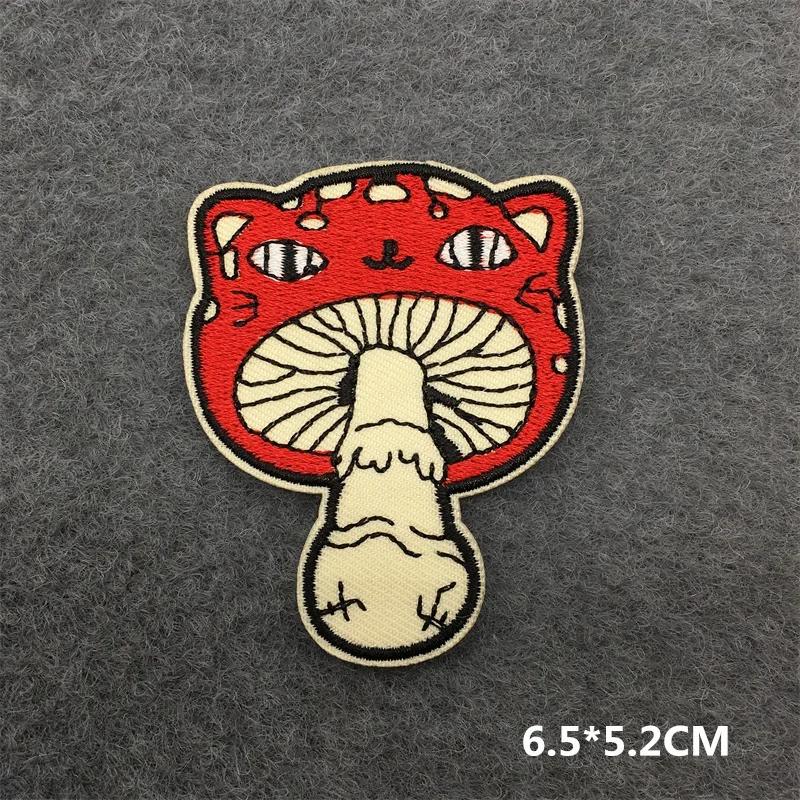 Embroidered Patches On Clothes Punk Patches For Clothing Diy Skull Stripes Stickers Cartoon Patches Appliques Badges