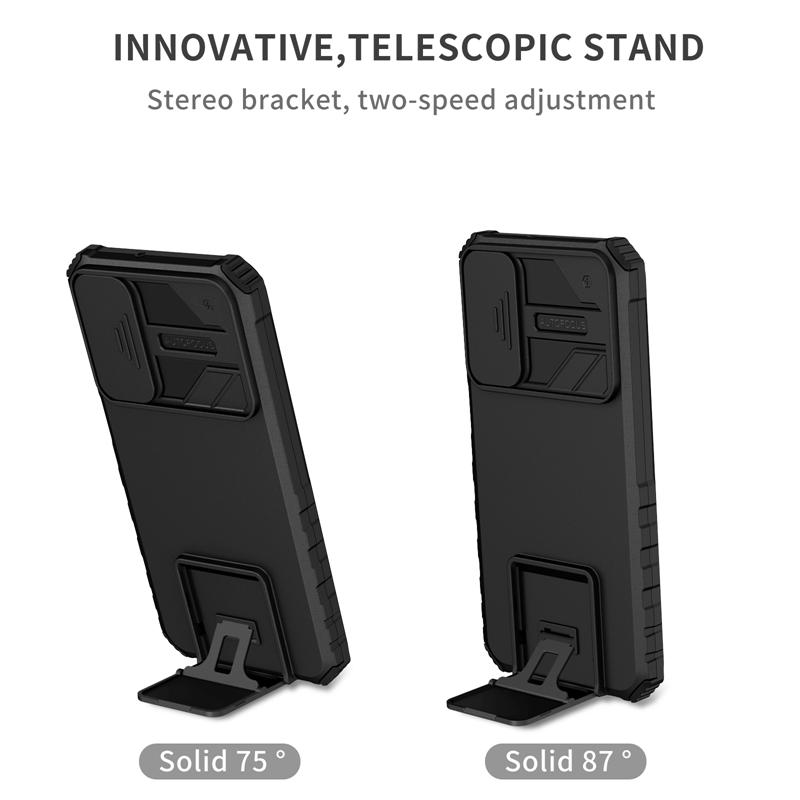 Støtsikker stativ Holder Panser Bakdeksel For Samsung Galaxy A15 A25 A05 A05S Bracket Telefonvesker For Samsung A 15 25 05 05S