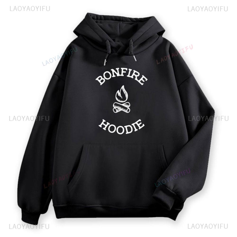 

Autumn Hoodie Bonfire Hoodie Sweater Fall Camping Winter Sweatshirt Gift Creativity Style Street Fashion Men Unisex Hoodie 3XL
