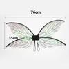New Gift Girls Fairy Wings Costume Accessories Party Favor Cosplay Costume Dress-Up Wings Butterfly Cicada Wing Fairy Wings