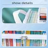 Large Capacity Foldable Storage Bag - Transparent PVC Organizer with Handle for Clothes, Books & Toys, Durable Travel Tote
