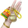 999 Fine Gold Keychain & Pendant - Stylish Lucky Bag Charm for Good Fortune
