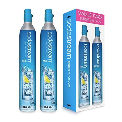 

[Офіційний] Газові балони SodaStream, 60 л, Набір з 2 штук (Нова покупка) Содастрім
