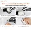 ARLANY Keratin Glue Powder for Pre-bonded Extensions Italian Keratin Glue Hot Melting Keratin Bonding Powder for K/I/U/V Tip