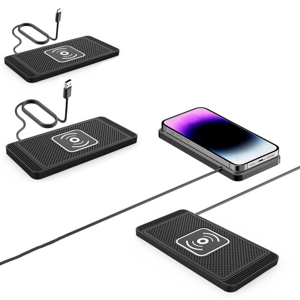 Non-Slip Pad Wireless Car Charger Fast Charging Car Charging Pad Auto Charging Pad Dashboard Mount