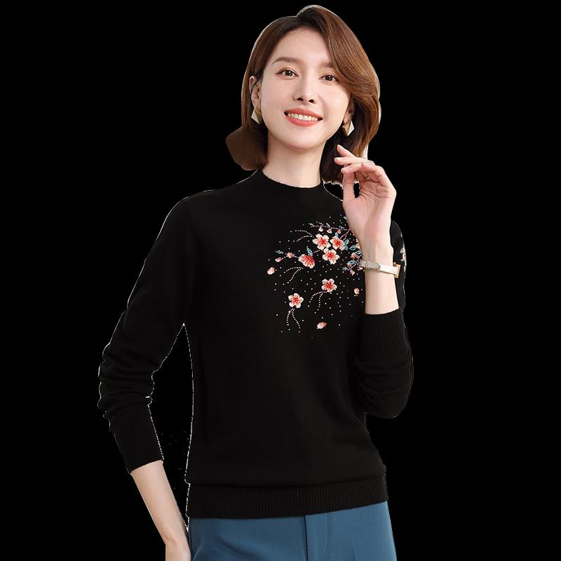 Hengyuanxiang Women's Machine Washable Wool Sweater