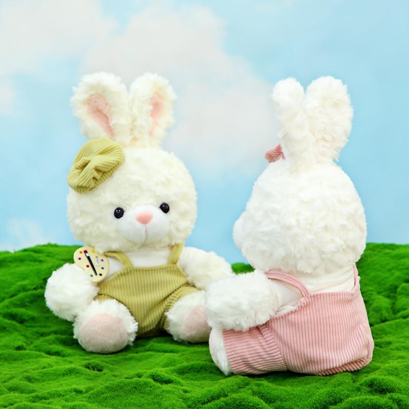 Rabbit Hat Plush Toy Cute Stuffed Animal Doll Cartoon Children Gift Birthday