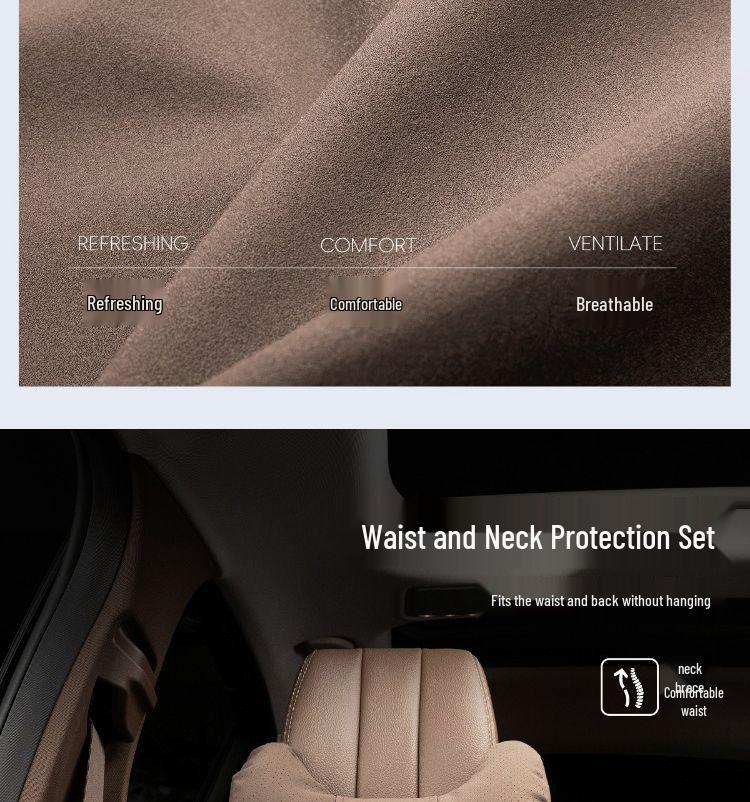 XPeng MONA M03/G6/P7+/G9/P7/P5 Car Headrest & Lumbar Support Set