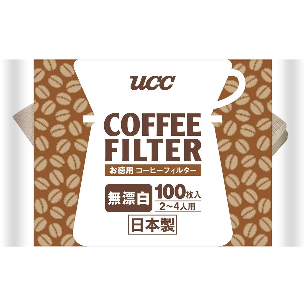 UCC Nebielené kávové filtre (Pre 2-4 osoby) 100 filtrov x 10