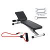 2 in 1 Adjustable Foldable Sit Up Ab Benches Bench Press Dumbbell Stool Board Multifunction Sit-ups Trainer Sports Equipment 82x27.5cm