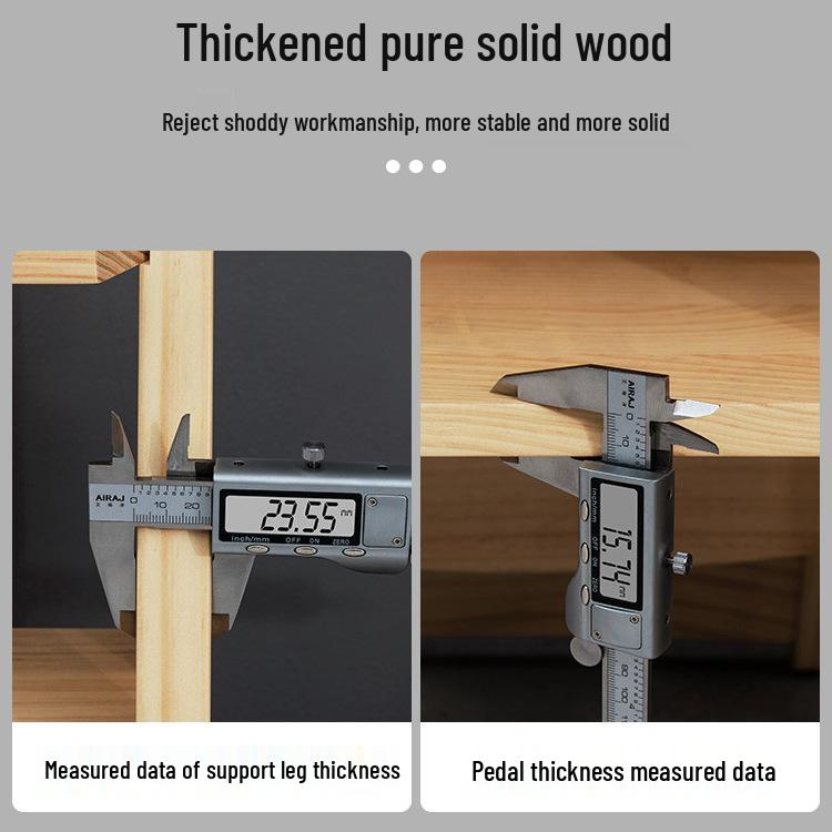 Solid Wood Folding Ladder Chair: Dual-Use Indoor Step Stool and Multifunctional Staircase.