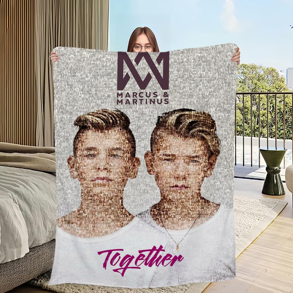 Singer M-Marcus And Martinus Blanket Skin friendly comfort warm soft plush blanket suitable sofa living room office bedroom Size: 75*100cm, Weight: 230 GSM