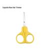 Stainless Steel Nose & Eyebrow Scissors - Precision Grooming Tool for Hair and Dead Skin Trimming