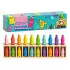 Yousheng Bottle Color Matching Board Game, Memory Challenge Toy with 14 Colorful Bottles & Wooden Storage Rack, 2-4 Players Family Night Drink Color