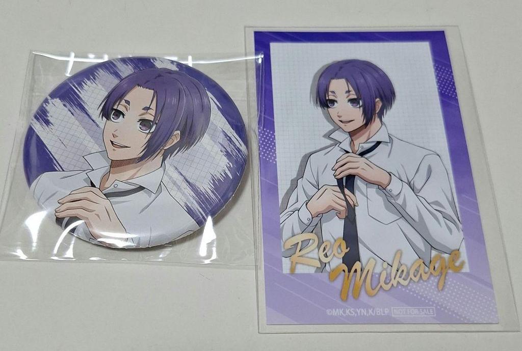[USED] Blue Lock Episode Nagi Bonus Card Can Badge Reo Mikage