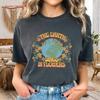 Earth Day T Shirt Nature Poetry Flower Love Vintage Botanical S Vintage Washed Designer Clothes Soft Versatile Slightly