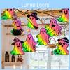 Ghost Colorful Themed Diy Scratch Card Halloween Party Props Decorations