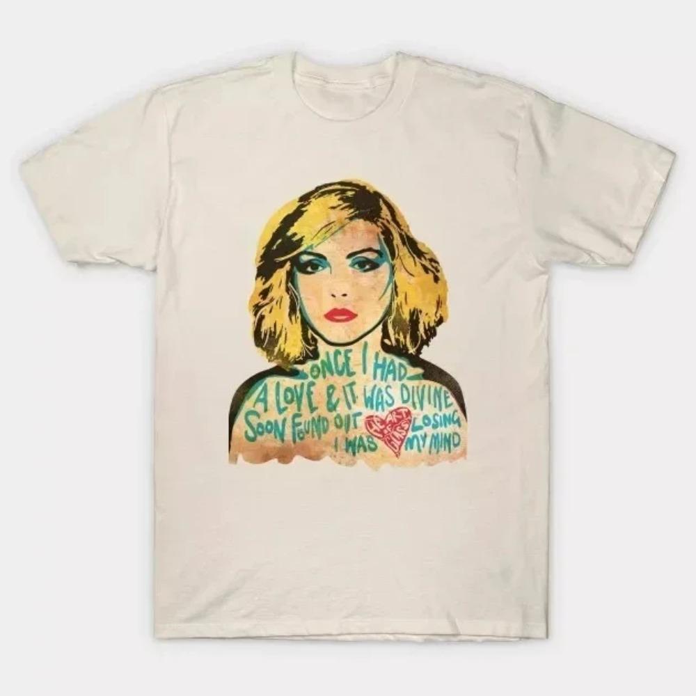 BLONDIE HEARD OF CLASS VINTAGE T-Shirt Short Sleeve All Sizes S To 4 XL T01 Men's and Women's Same High Quality Top Streetwear