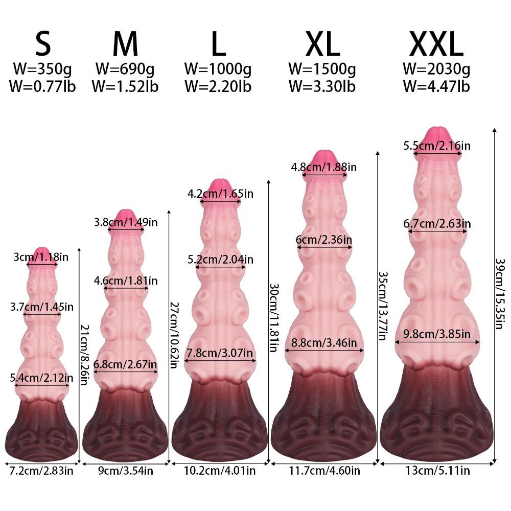 Liquid Silicone Anal Plug Dilator Set Handmade Adult Toy for Couples