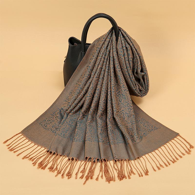 2024 Luxury Brand Cashmere Scarf Women Print New Wraps Pashmina Travel Poncho Warm Blanket Winter Bufanda Shawl Female Stoles