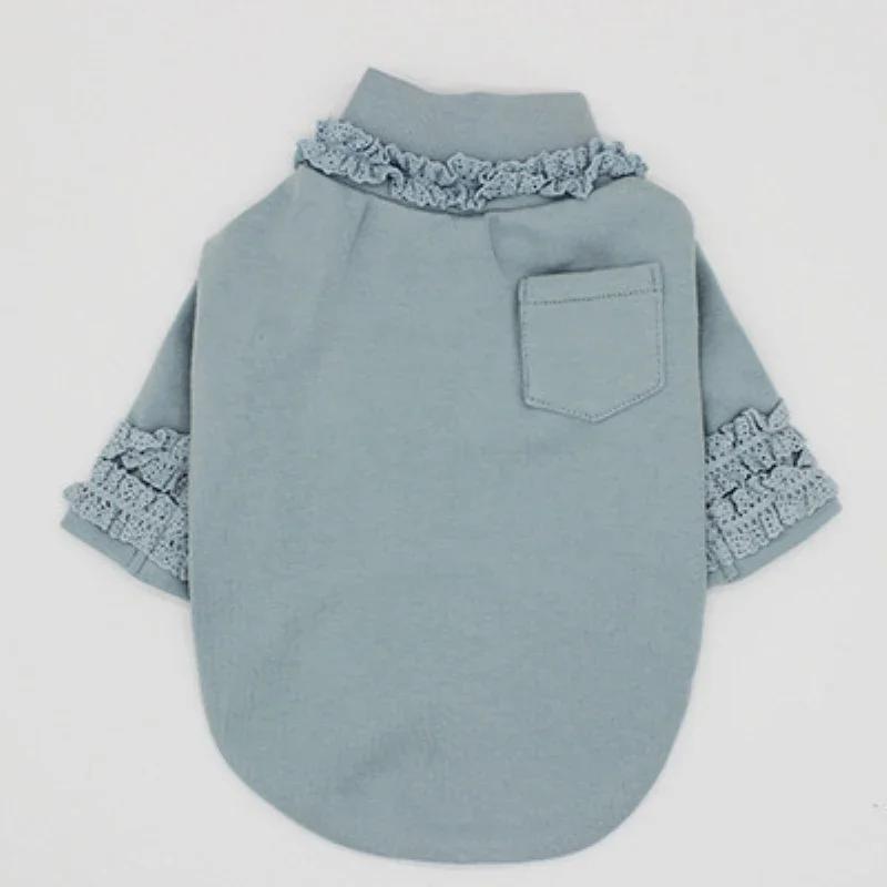 

Cotton Dog Dress T-shirt Spring Summer Cat Dog Clothes Puppy Costumes Yorkshire Pomeranian Bichon Poodle Schnauzer Pug Clothing FB