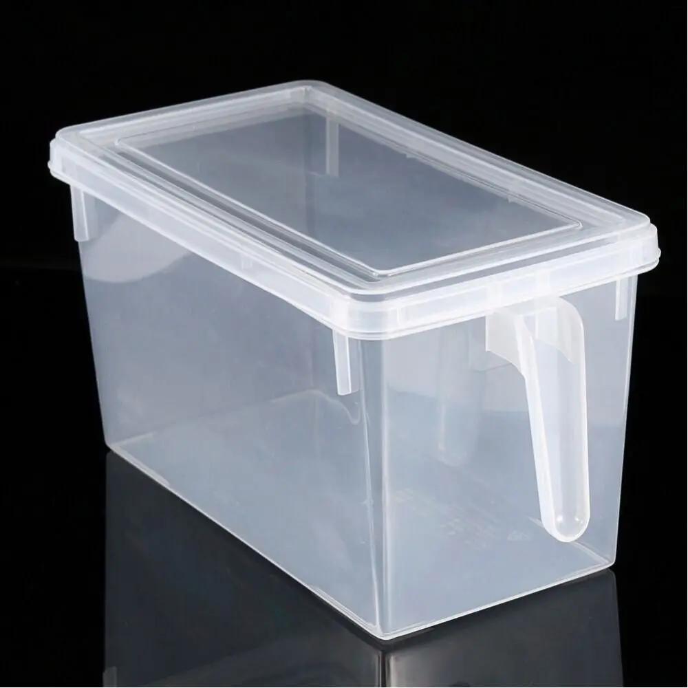 New Plastic Kitchen Fridge Rack Holder Clear 5L Refrigerator Storage Box Storage Bin Fridge Organizer
