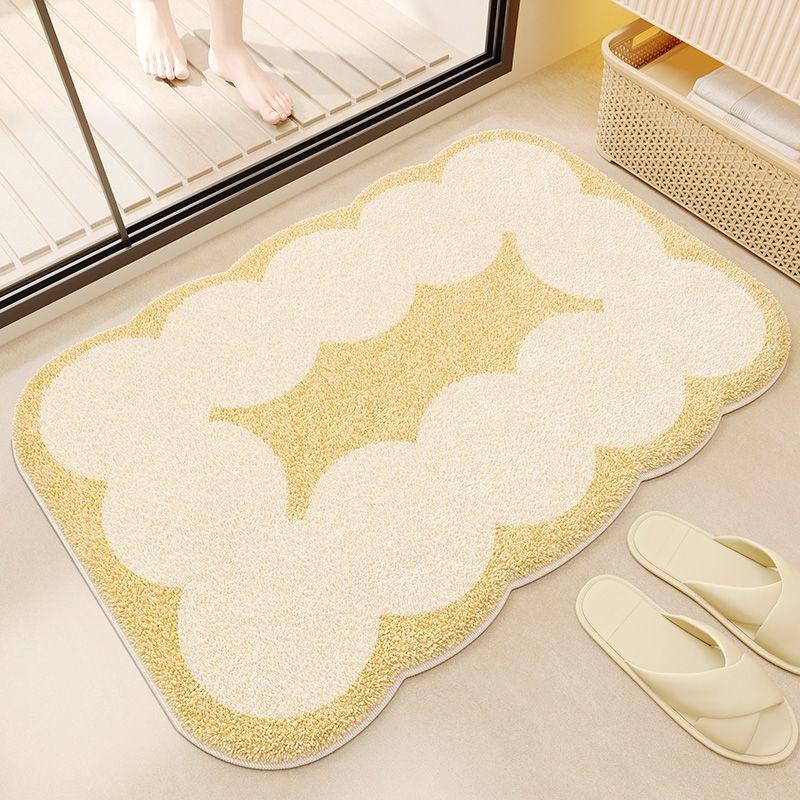 Dopamine bathroom door carpet floor mat toilet toilet water absorption non-slip dust removal foot pad imitation cashmere