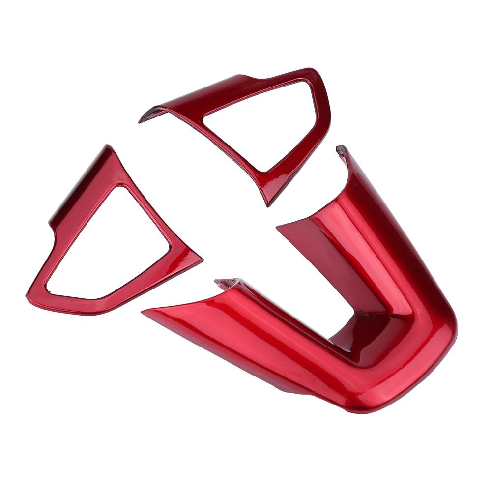 

ABS Автостайлинг Кнопки Рулевого Колеса Декоративная Накладка Накладка Стикер для Ford Focus 2015 2018