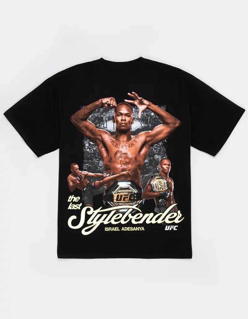 UFC Israel Adesanya Mens Boxy Tee, Graphic T-Shirt M