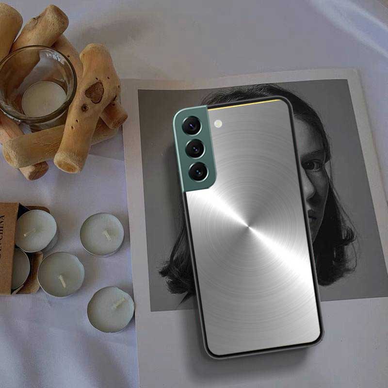 Brushed Metal Texture Steel Print Phone Case For Samsung Galaxy Note 20 Ultra 10 Lite 9 8 M12 M21 M30S M31 M32 M51 M52 S10 S9 S8