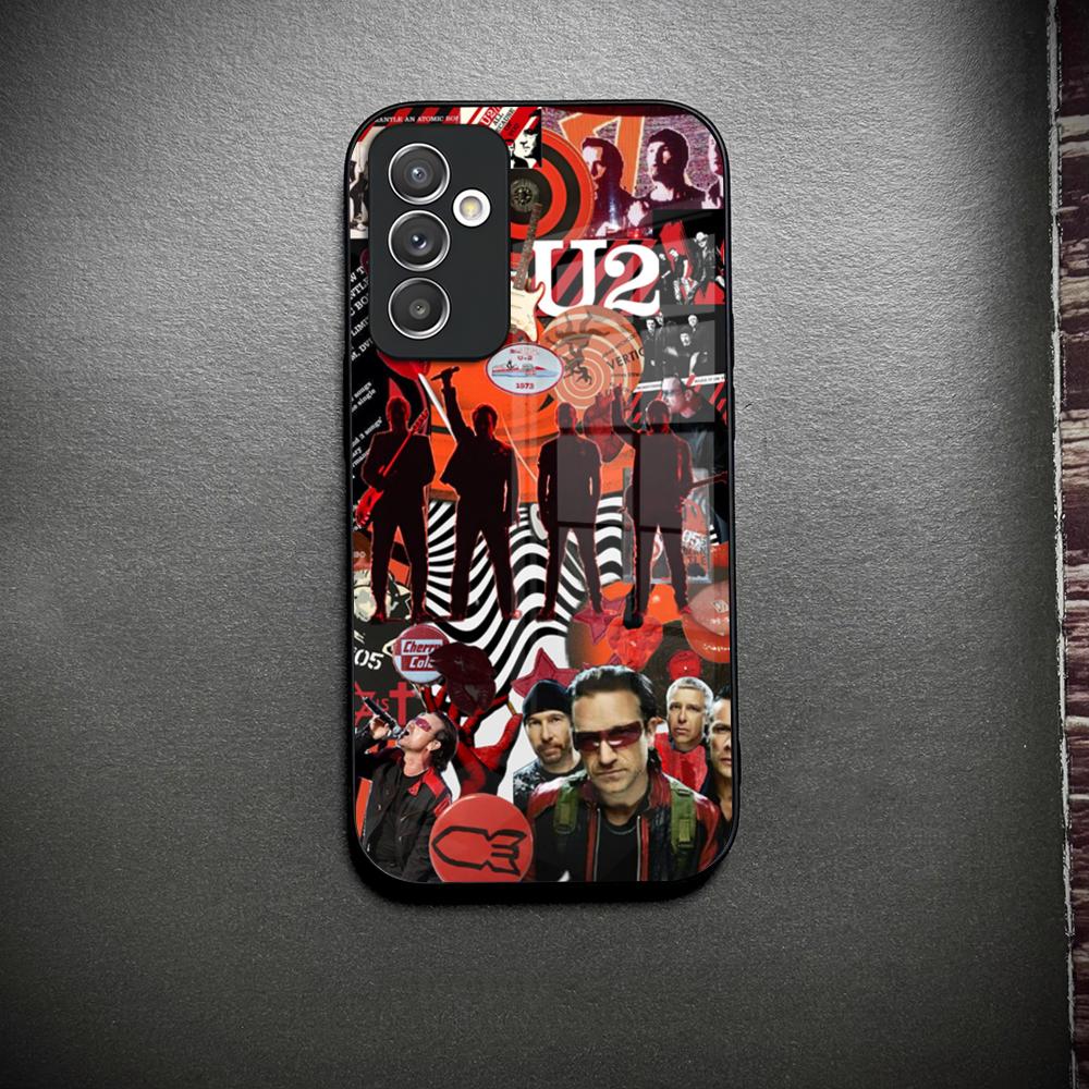 Rock And Roll U-U2 Band Phone Case Glass For Samsung Galaxy S26 S23 S25 S24 S21 S22 S20 Ultra Fe Plus A34 A15 A14 Cover