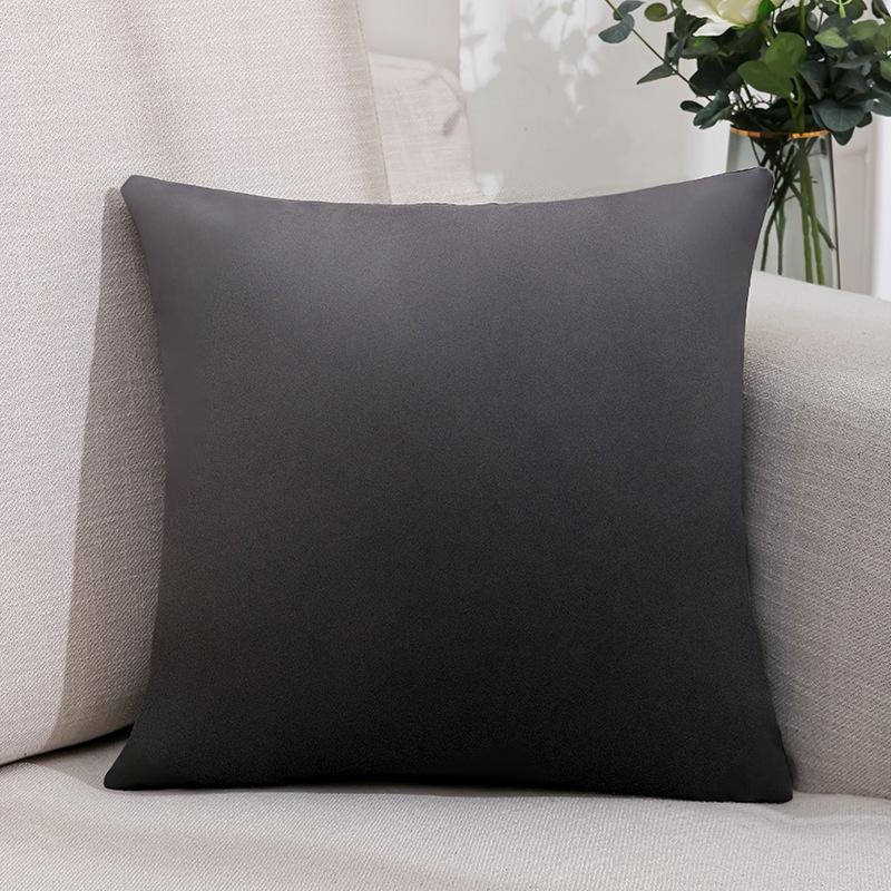 New Solid Color Nordic Velvet Pillow Sofa Office Living Room Simple Plush Cushion Bedroom Bedside Pillow