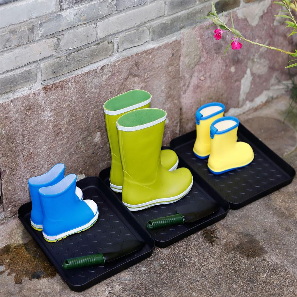 3 stk Utendørs Støvelbrett Innendørs Sko Muddeholder Sneakers Gulvstativ Teppebeskytter Oppbevaringsstativ Kontor Husholdningsartikler