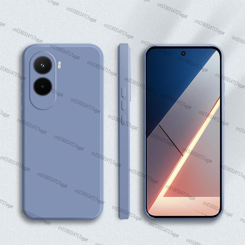 Für Xiaomi Poco M7 Hülle Für Poco M7 Plus Stoßfest Weiches TPU Flüssigsilikon Bonbonfarbe Handyhülle Für Poco M7 Hülle