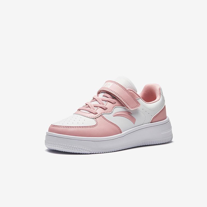 Anta Kids Trendy Fashion Comfortable Versatile Color Block Sports Casual Commuting School Lightweight Shock Absorption Low Top Kids Sneakers A22538088