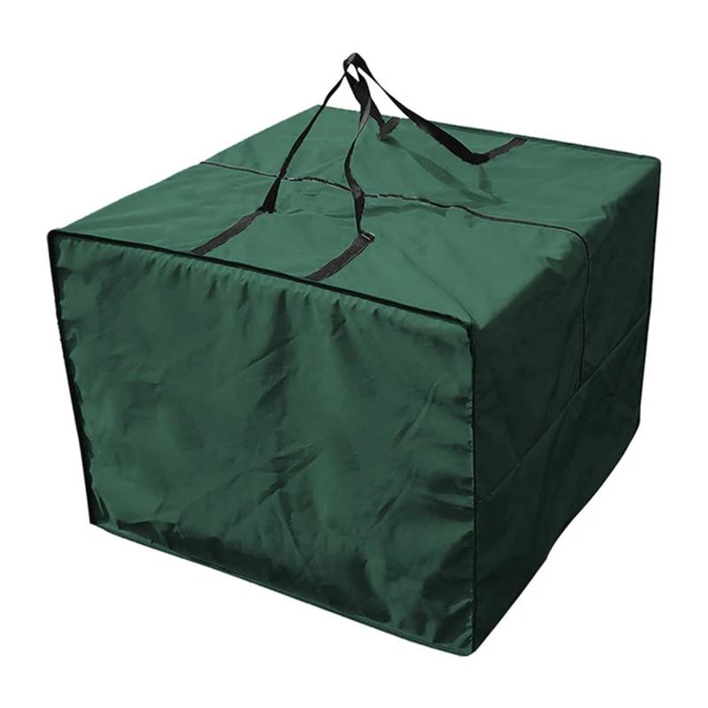 Bolsa de almacenamiento para cojines de exterior impermeable Oxford 210D con cremallera, funda para cojines de patio para organización del hogar, almacenamiento de muebles de exterior