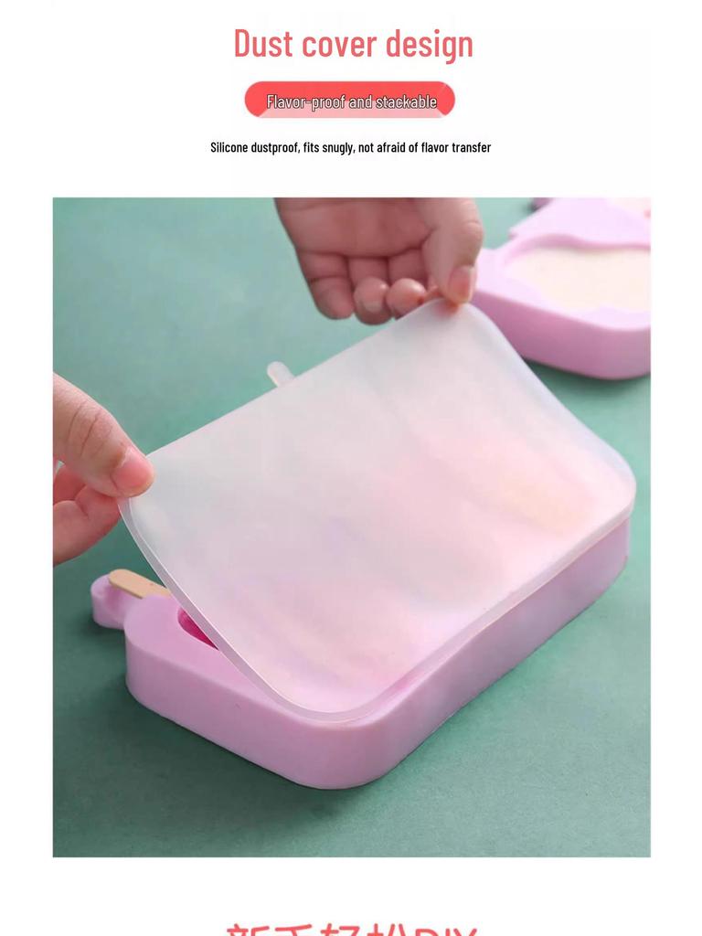 Food-Grade Silicone Popsicle Mold for Homemade Ice Cream