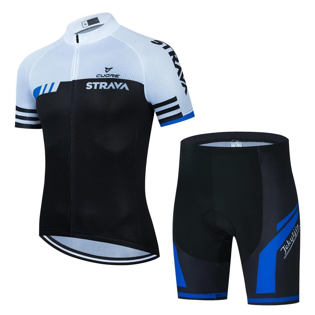 2026 Summer Suit Breathable Cycling Suit Cycling Suit Short-sleeved Suit Men's and Women's Quick-drying Breathable Cycling Suit Overalls