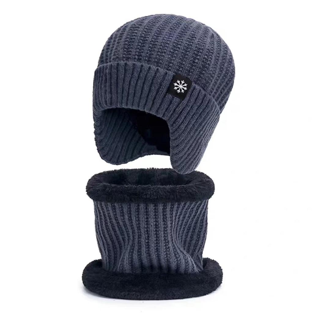 Θερμικό Fleece Beanie ανδρικό χειμερινό καπέλο μαλακό πλεκτό ζεστό σκουφάκι σκι Κάλυμμα κεφαλής εξωτερικού χώρου για κρύο καιρό
