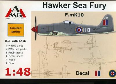 Arsenal Sea Fury F RAN Plastic Model Kit ASE48601 1/48 Mk.10